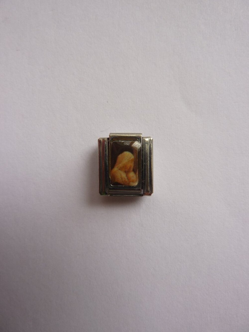 Catholic Link for Nomination-Style Italian Charm Bracelet